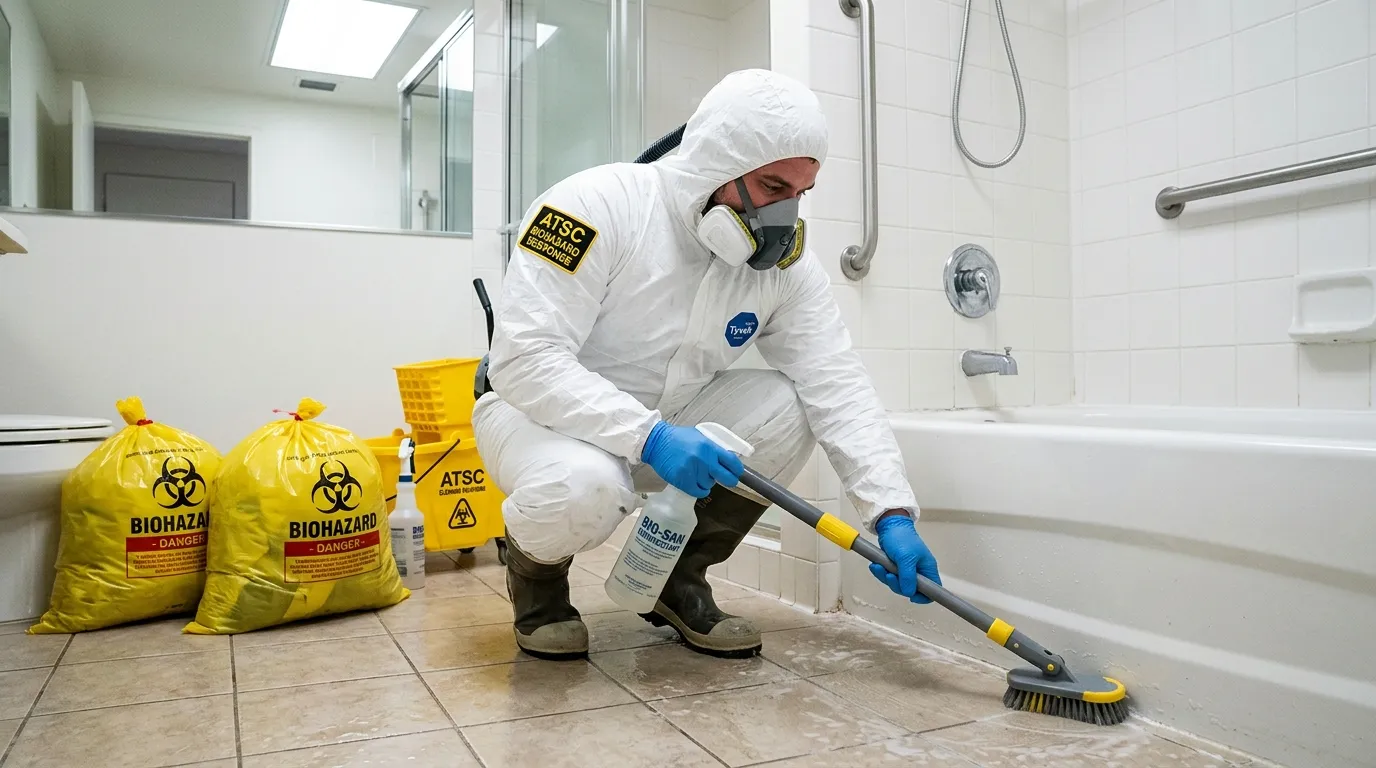 Decontamination equipment deployed for Blood Cleanup in Hopatcong